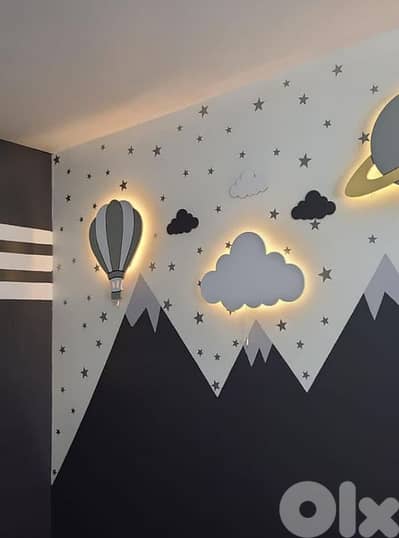 Wood Wall lights