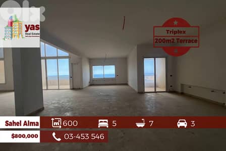 Sahel Alma 600m2 | 200m2 Terrace | Triplex | Panoramic View | EH