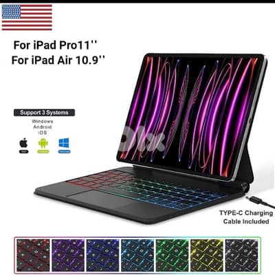 Magic Keyboard with Touchpad for iPad Pro, iPad Air 10.9''
