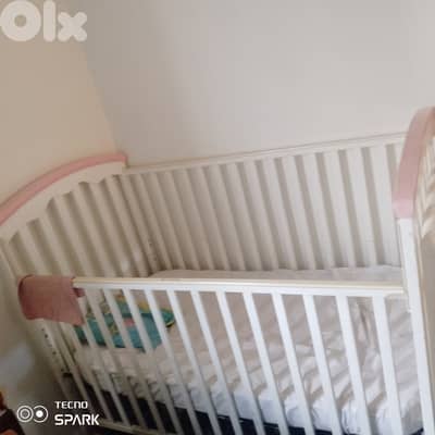 Bed for baby & kids with mattress
