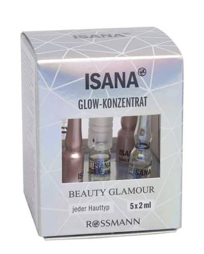 ISANA GLOW CONCENTRATE BEAUTY GLAMOUR. 5 x 2 ml/4$delivery