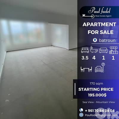 Apartment For Sale | Batroun شقه للبيع في منطقه البترون