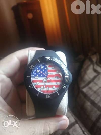 Toy watch original American flag