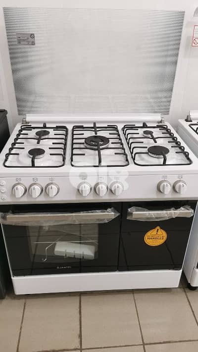 Gas Oven Ariston 90cm White فرن غاز أريستون الأصلي