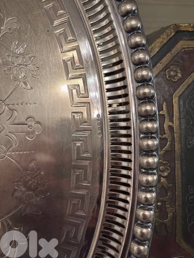 Silver platter (plated silver)