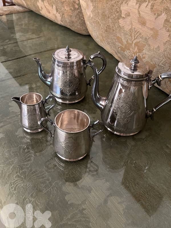 Tea set (plated silver) 2