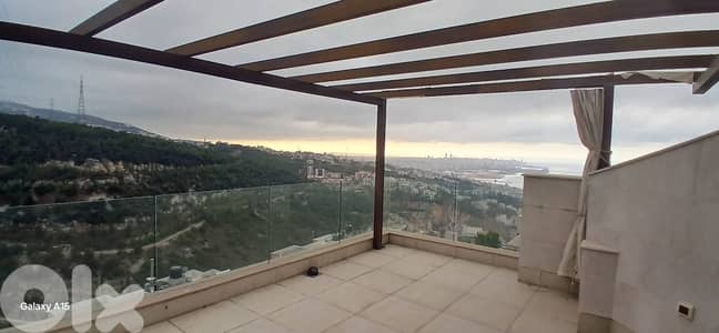 FULLY FURNISHED DUPLEX FOR SALE IN RABWEH PRIME WITH TERRACE,(RAB-145)