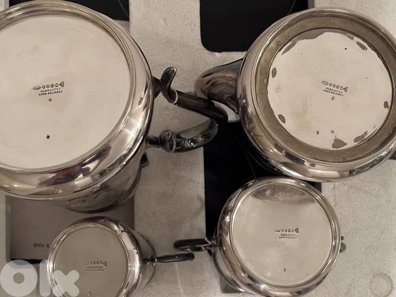 Tea set (plated silver) 1