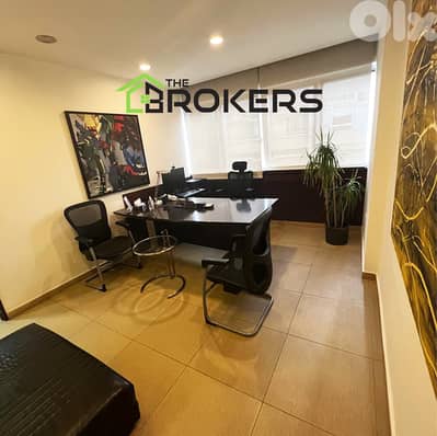 Furnished Office for Rent in Badaro مكتب مفروش للإيجار في بدارو