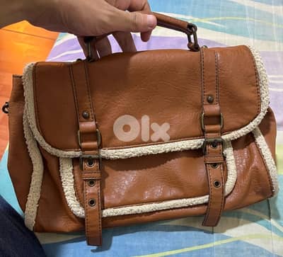 ALDO bag brown Faux-Leather