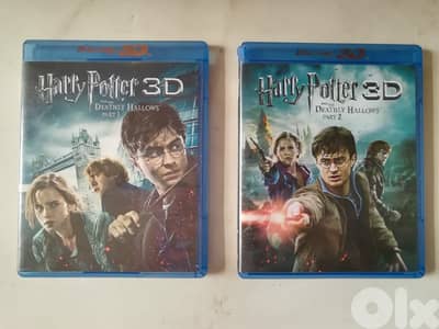 Harry Potter Deathly hallows 1&2 original bluray & bluray 3d