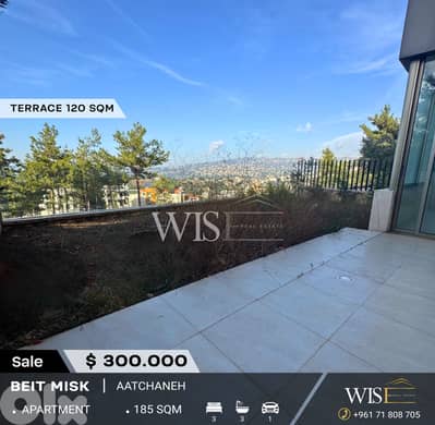 185 SQM Apartment for SALE in Beit Misk - Atchaneh!