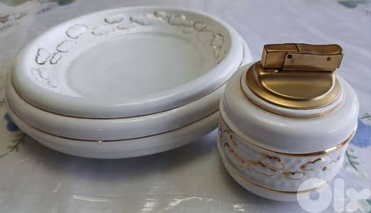 Lighter + Ashtray منفضة وقداحة