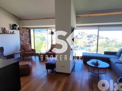 L19507 - Fully Furnished Duplex Chalet For Rent In Ouyoun Al Simen