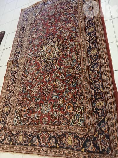 سجادة كاشان مستعمل نظيفة قياس220×135
