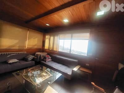 Furnished Apartment in Mazraat Yachouh, Metn with Breathtaking Sea Vie