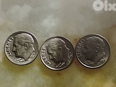 1 dime 3 coins series