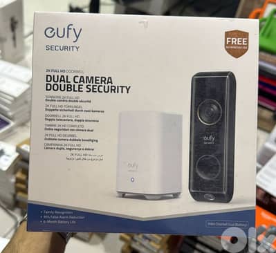 Eufy 2k Full Hd Doorbell Dual Camera Double Security