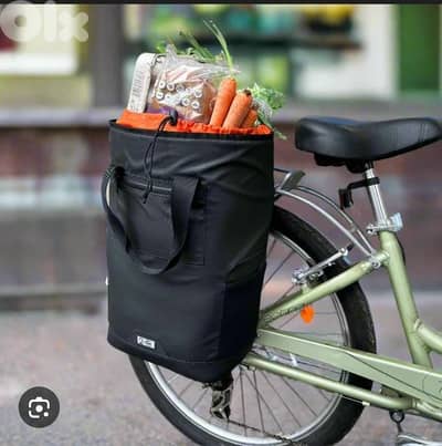 live in style shopping bag with bike hooks