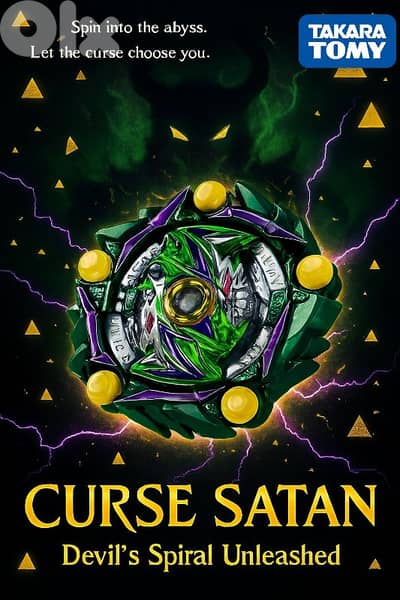 Takara Tomy Curse Satan Beyblade
