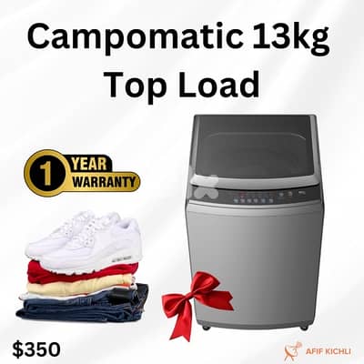 Campomatic Samsung 13-15-16kg Top Load Washing Machine كفالة شركة