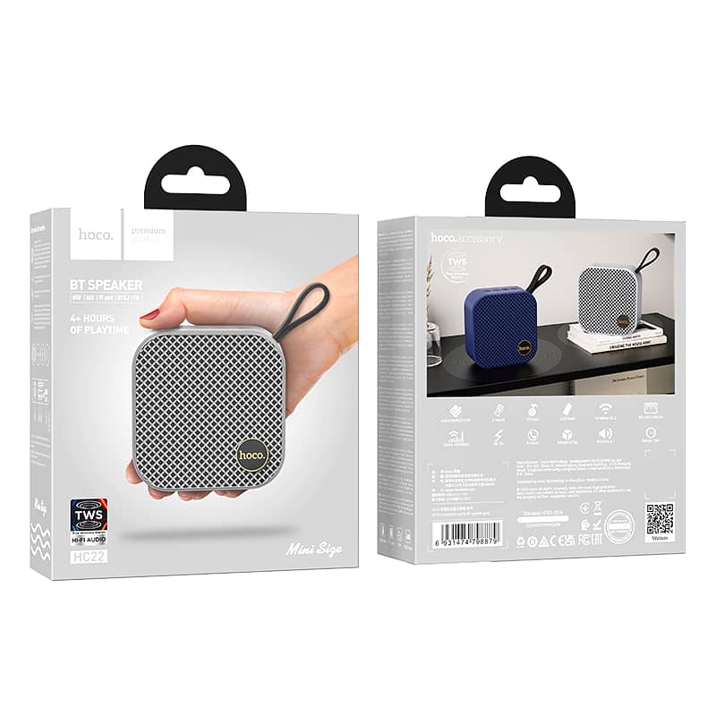 HOCO HC22 - TRUE WIRELESS STEREO SPEAKER TWS - HC22 وايرلس سبيكر 4