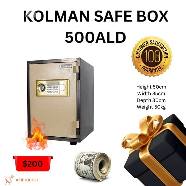 Kolman Safe Box all Sizes 1