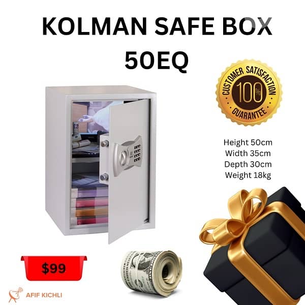 Kolman Safe Box all Sizes 2
