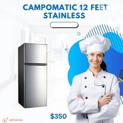 Campomatic Hyundai 12 Feet White-Stainless كفالة شركة