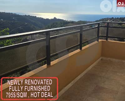 225 sqm furnished and decorated,Hbaline -Jbeil , $795/sqm REF#RS127307