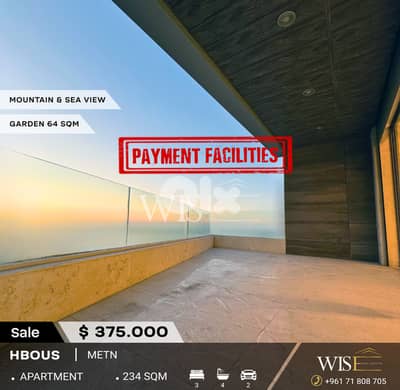 Stunning 234 SQM Apartment for SALE in a Prime Location in Hbous!