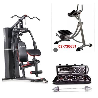 only 855$  3items ( AD coaster-homegym-barbell set