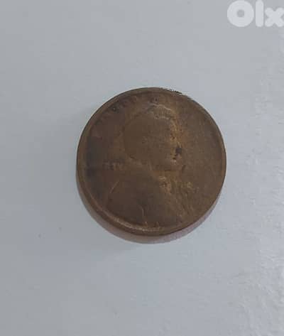 USA  Lincolin Wheat cent coin swiped date