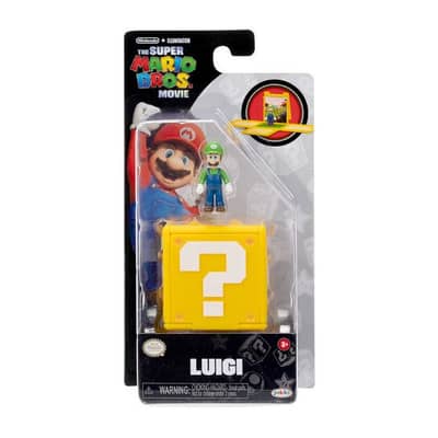 super mario movie 1.25" mini figure LUIGI