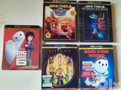 4k ultra hd & bluray double disc movies starting 15$ each check list