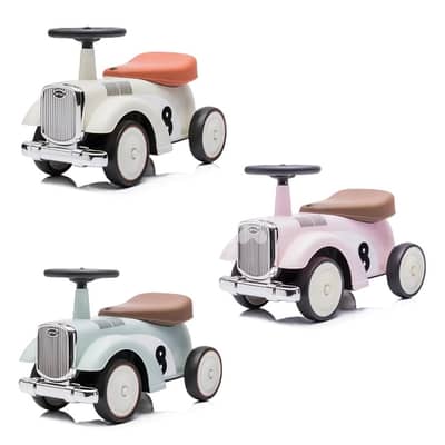 Vintage Ride-on Car with Storage Space - سيارة أطفال كلاسيكية للركوب