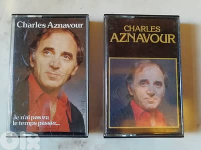 Two charles Aznavour original cassettes