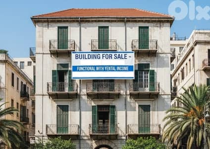 Invest now! Building + 8 parking 4sale achrafieh-مبنى للبيع الأشرفية