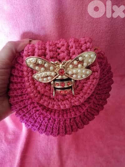 crochet handbag