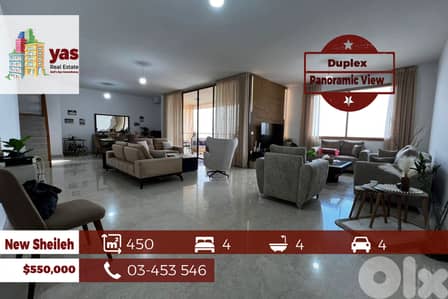New Sheileh 450m2 | Decorated Duplex | Panoramic View | Luxury | KS