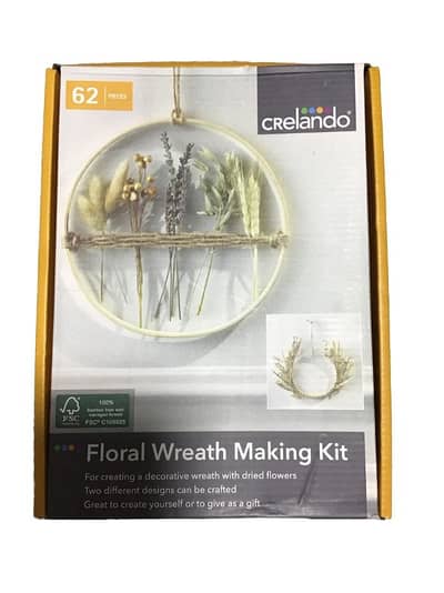 crelando floral wreath making kit