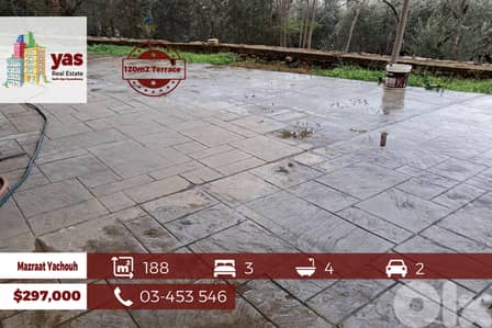 Mazraat Yachouh 188m2 | 120m2 Terrace | Super Luxury Flat | JO/EW |