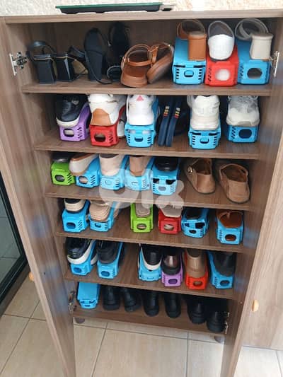 big shoes cabinet . 4 shelves