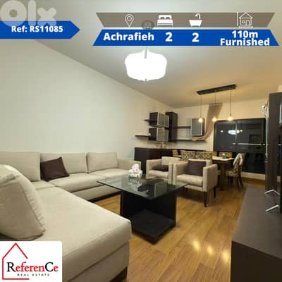 Furnished apartment in Achrafieh for rent شقة مفروشة في الأشرفية
