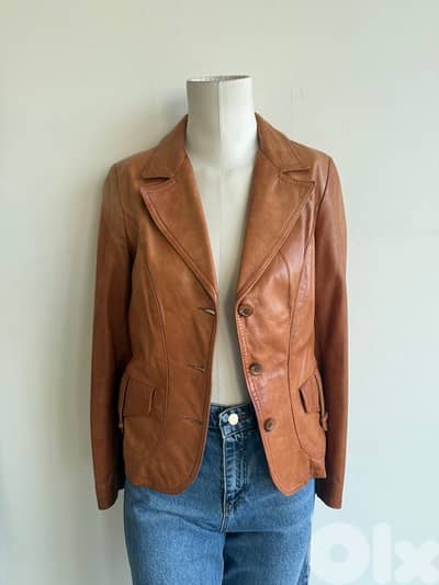 90’s vintage Douglas genuine lamb leather jacket