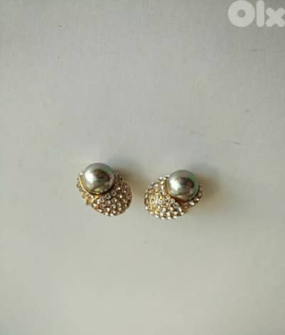 Strass pearl earrings - Not Negotiable