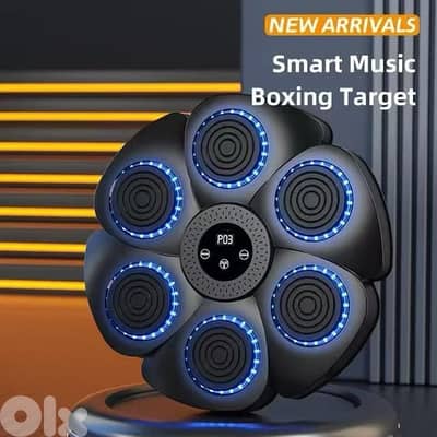 Music Boxing Machine 6 Hits 40cm bluetooth rechargeable