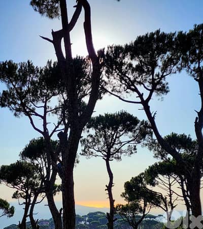 1010 SQM Land in Aayroun, Metn overlooking the Mountains & the Ocean