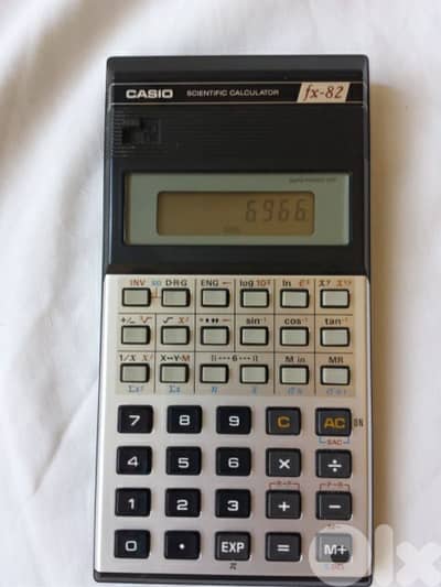 Vintage Casio FX-82 scientific calculator - Not Negotiable