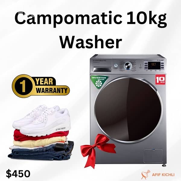 Campomatic Samsung 7-10kg Washing Machine كفالة شركة 1